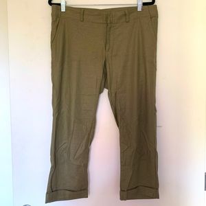 Kut from the Kloth Green Linen Trousers, Size 8P